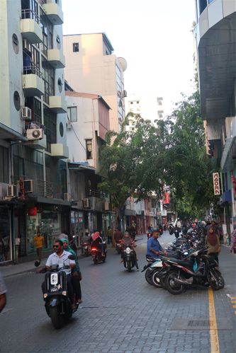 Une rue de Malé